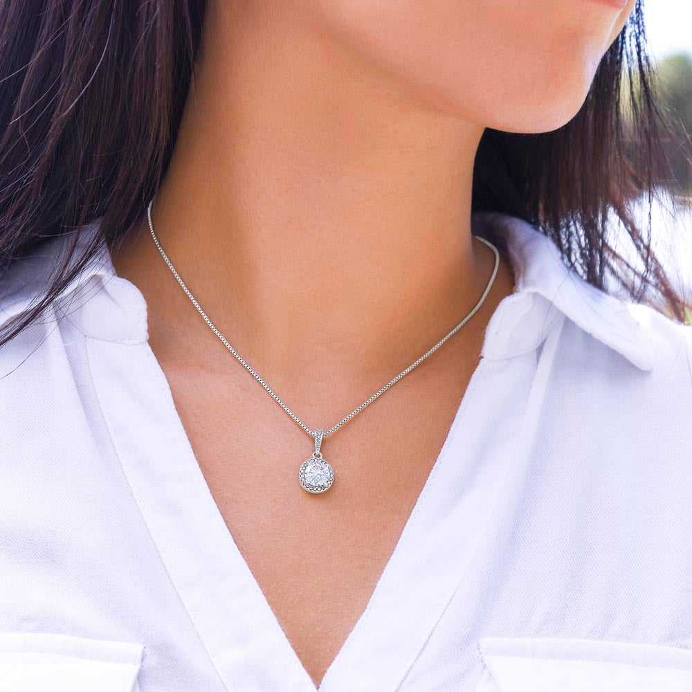 To Myself Diamond Necklace — I Am Rebuilding Who I Am in Christ